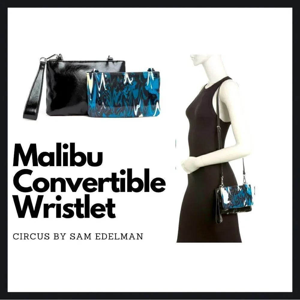 💼NWT Malibu Convertible Wristlet, Circus by Sam Edelman, Versatile, Multi Use